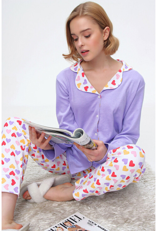 10309 Desenli Pijama Takımı