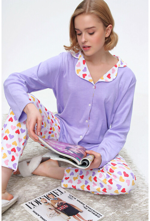 10309 Desenli Pijama Takımı