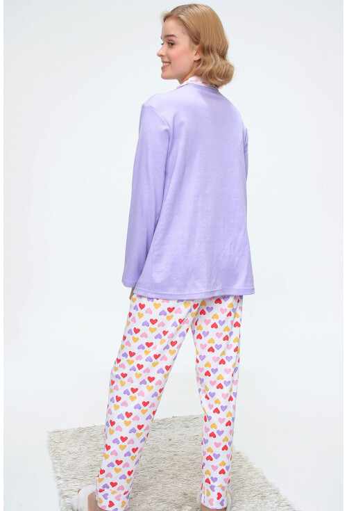 10309 Desenli Pijama Takımı