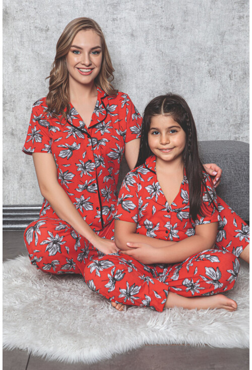 10310 Anne Kız Pijama Takımı