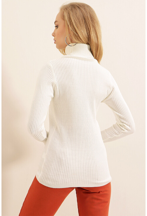 10311 Balıkçı Yaka Triko Kazak