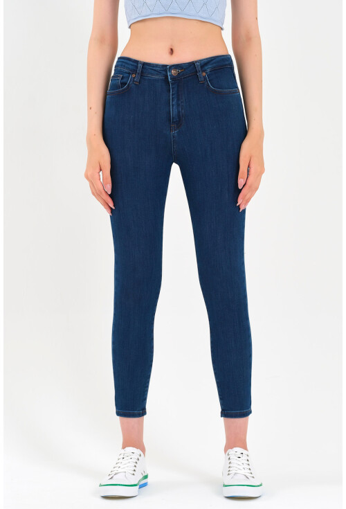 10410 Yüksek Bel Kot Pantolon