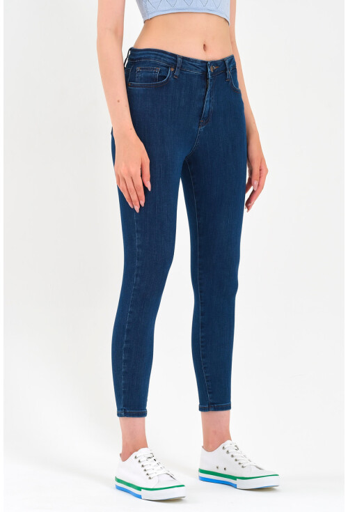 10410 Yüksek Bel Kot Pantolon