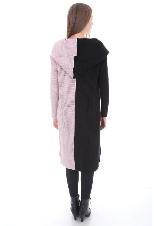 15294 İKİ RENK TRİKO HIRKA