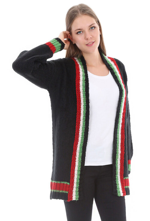 15303 FLORİNA ÇİZGİLİ TRİKO HIRKA