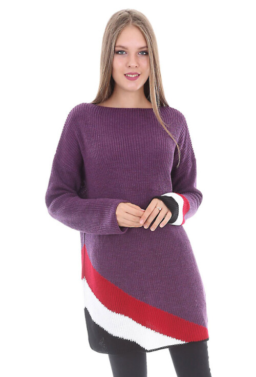 15312 KAYIK YAKA TRİKO TUNİK