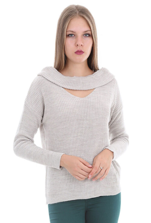 15329 V DEGAJE TRİKO KAZAK