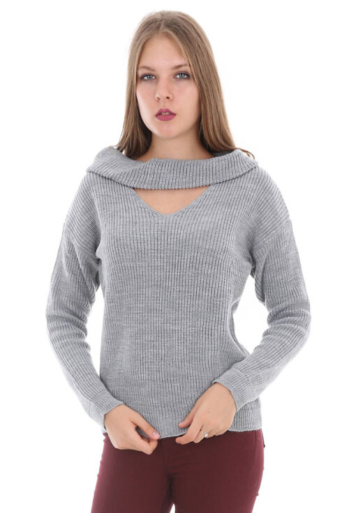 15329 V DEGAJE TRİKO KAZAK