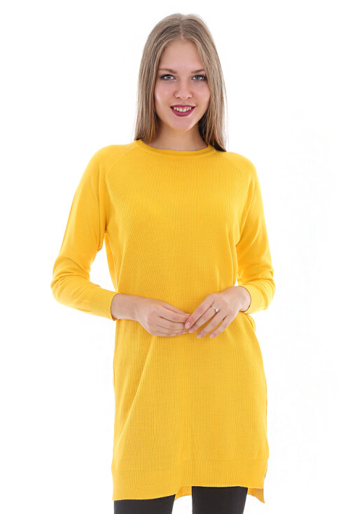 15438 BİSİKLET YAKA TRİKO TUNİK