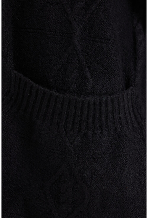 15884 Salaş Oversize Triko Hırka