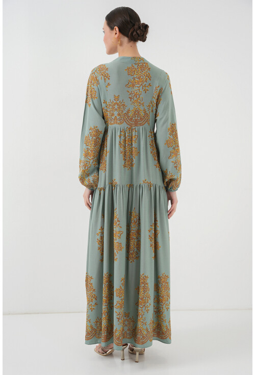 2423 Authentic Patterned Dress