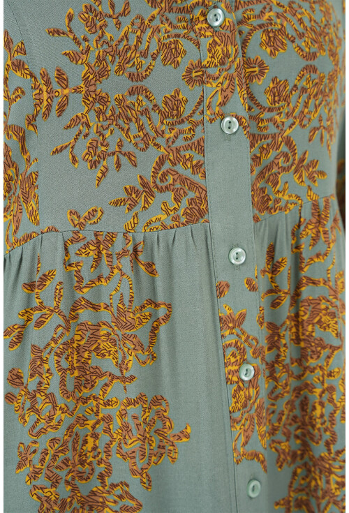 2423 Authentic Patterned Dress