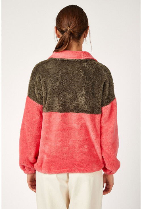 55303 KANGURU CEP YAKALI POLAR SWEATSHIRT