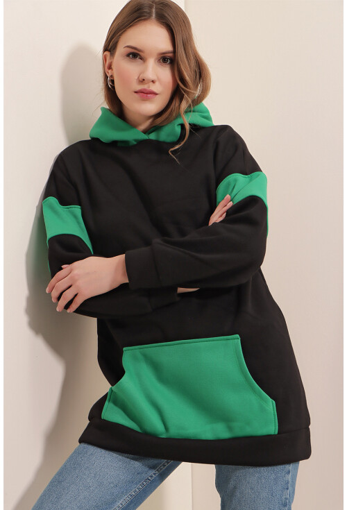 55410 Oversize  Sweat Elbise