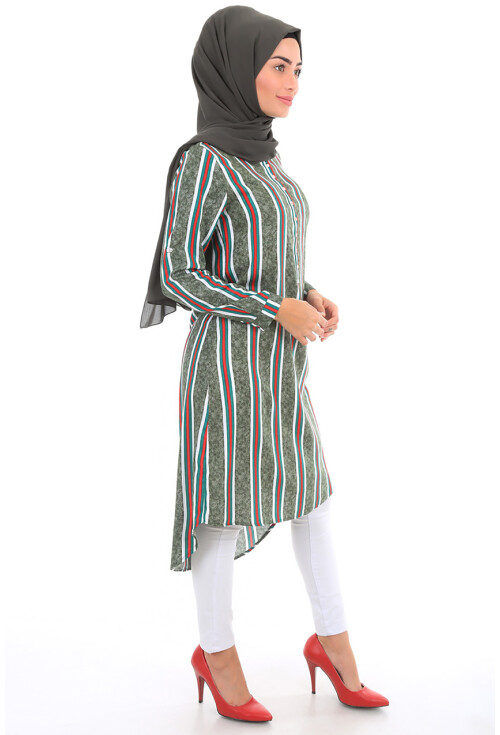 5607 HAKİM YAKA TESETTÜR TUNİK