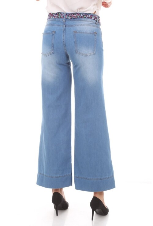 6358 GENİŞ PAÇA KOT PANTOLON