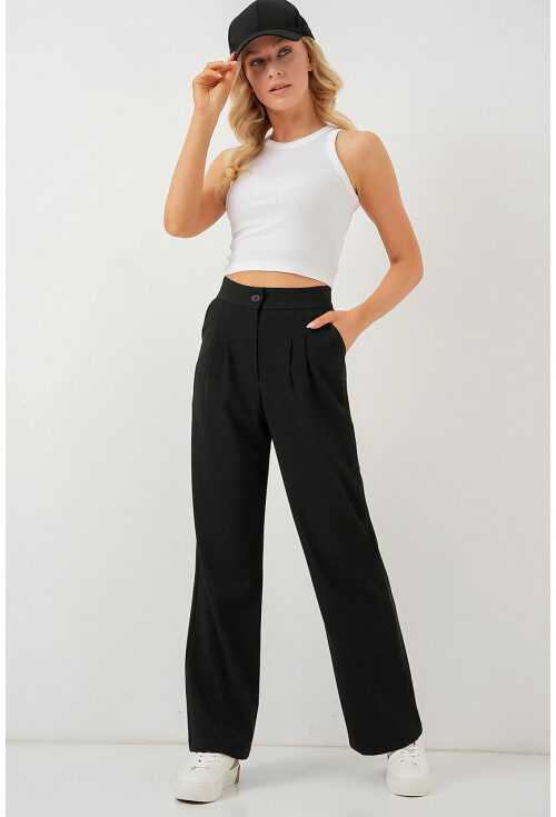 6638 Yüksek Bel Palazzo Pantolon