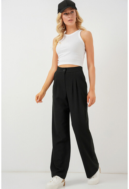 6638 Yüksek Bel Palazzo Pantolon