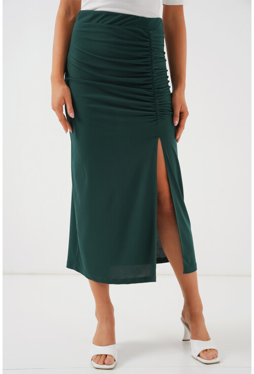 8033 Sandy Yırtmaçlı Etek