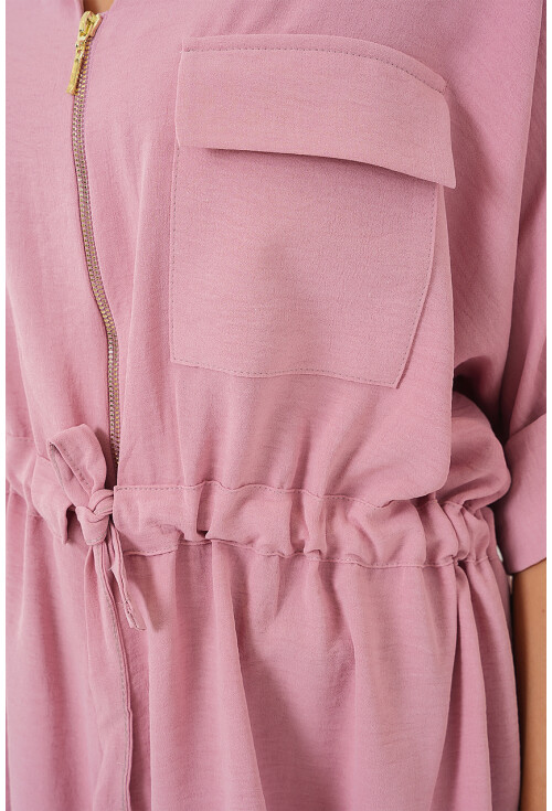 Fermuarlı Kadın Gömlek 0721