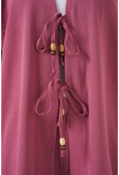 Kadın Ayrobin Kimono Pantolon İkili Takım 6739