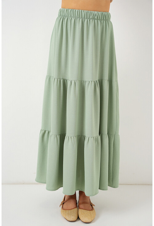 Kadın Ayrobin Uzun Etek 8048