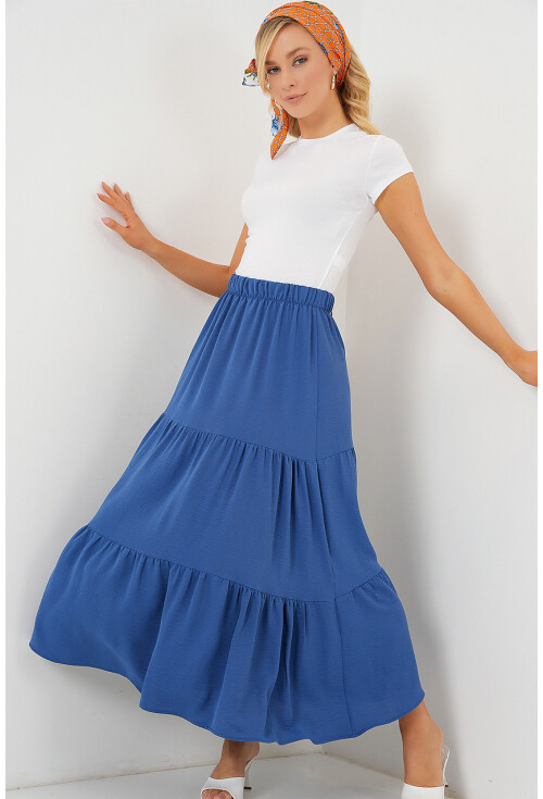 Kadın Ayrobin Uzun Etek 8048