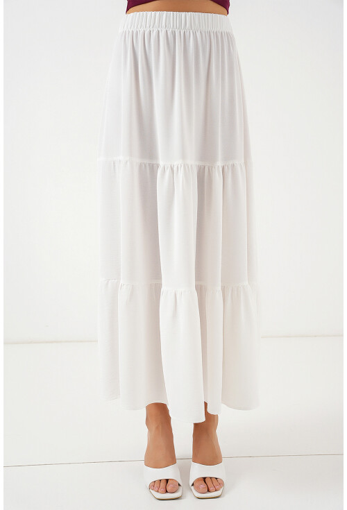 Kadın Ayrobin Uzun Etek 8048