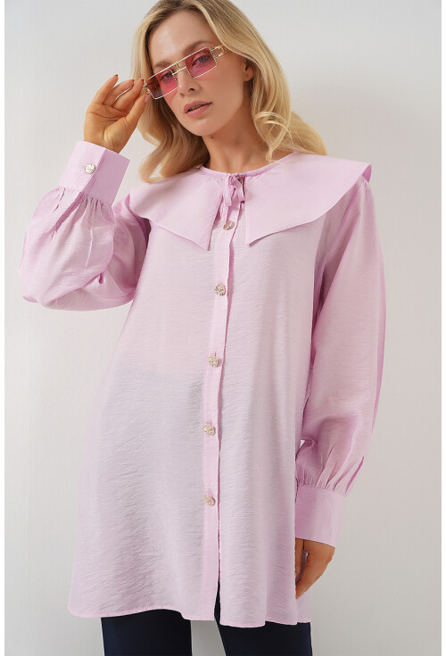Kadın Bebe Yaka Uzun Tunik 5967