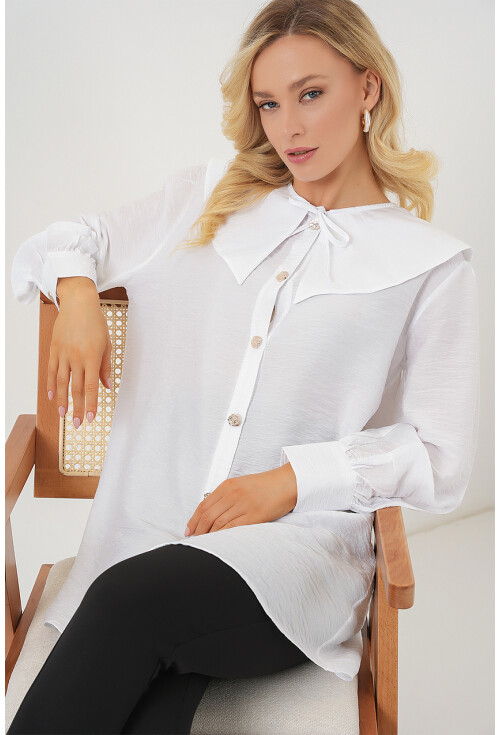 Kadın Bebe Yaka Uzun Tunik 5967