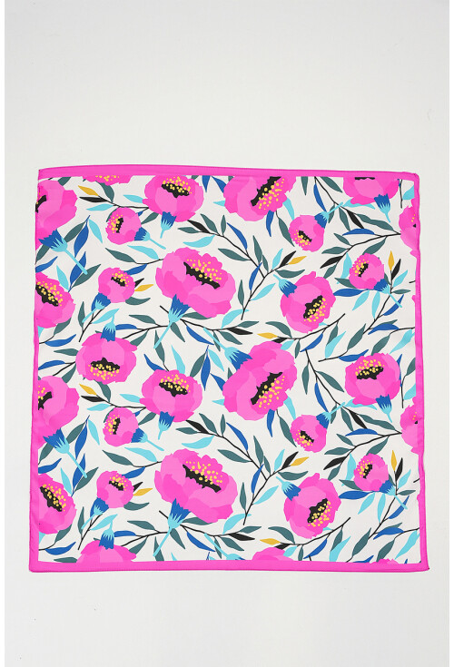 Kadın Desenli Bandana Fular 010187