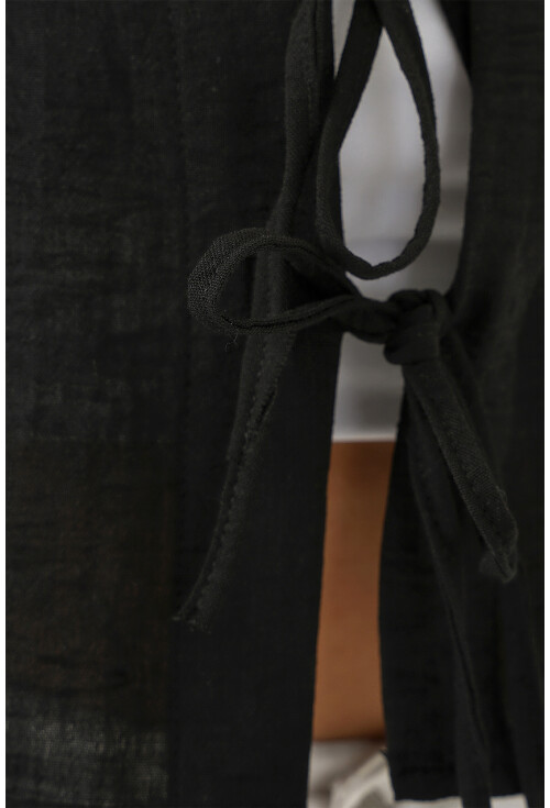 Kadın Kısa Kol Crop Bluz 958