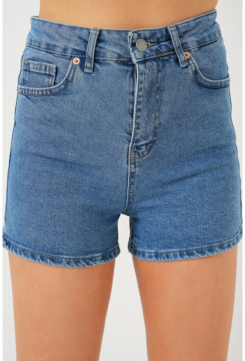 Kadın Kısa Kot Şort 5339