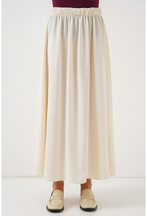 Kadın Uzun Ayrobin Etek 8050