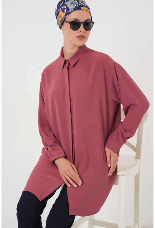 Kadın Uzun Gömlek Tunik 5945