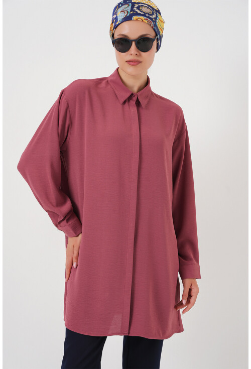 Kadın Uzun Gömlek Tunik 5945