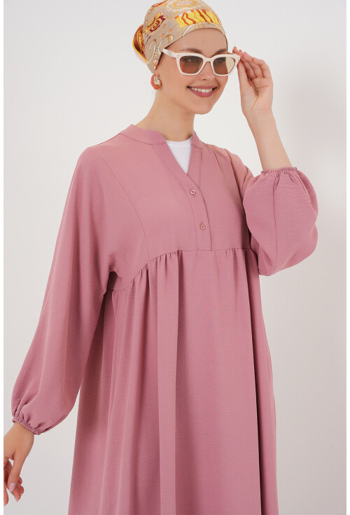 Kadın Uzun Tesettür Elbise 2525