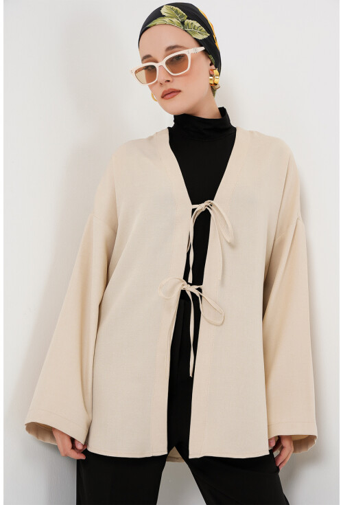 Keten Tesettür Kimono 5968