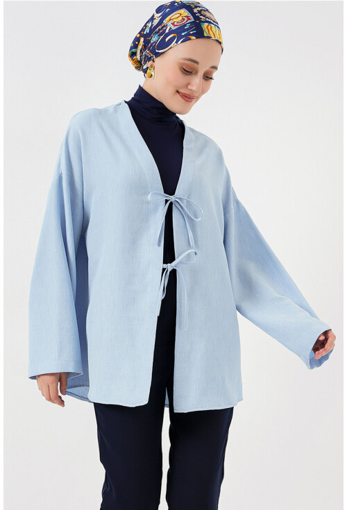 Keten Tesettür Kimono 5968