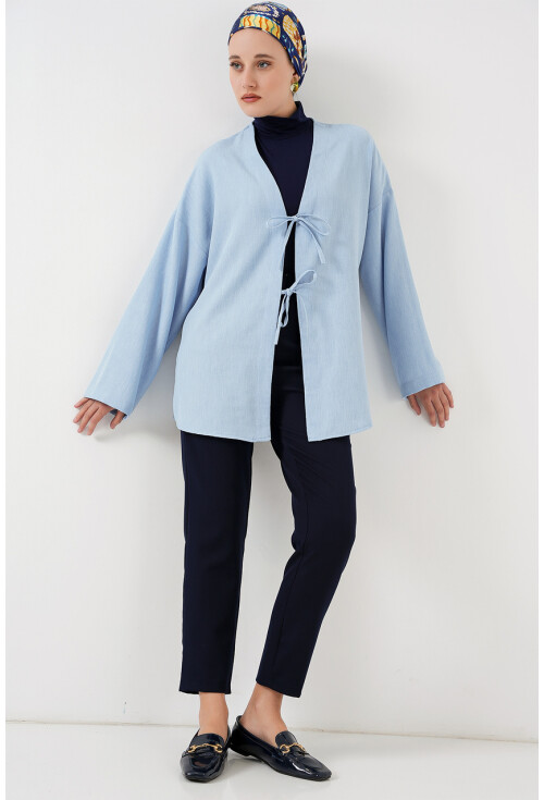 Keten Tesettür Kimono 5968