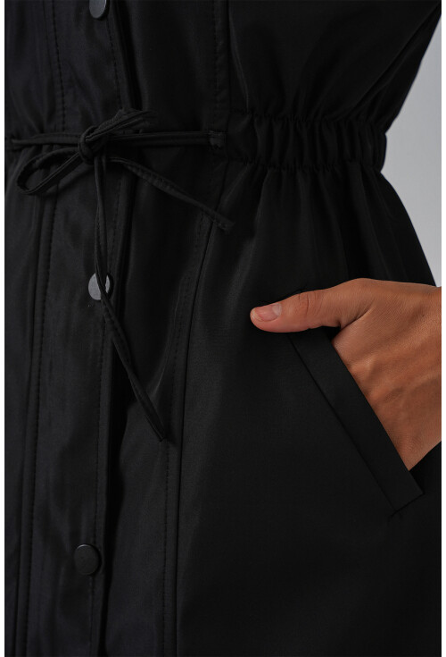 10322 Trench Coat With Drawstring Waist