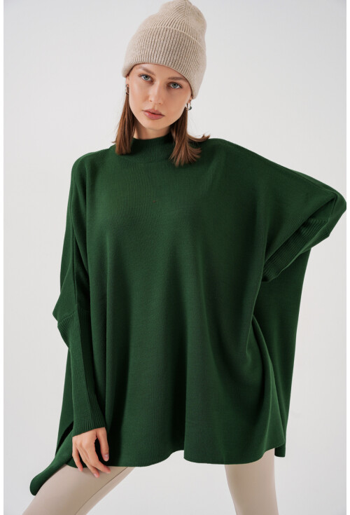 15783 Yırtmaçlı Panço Kazak