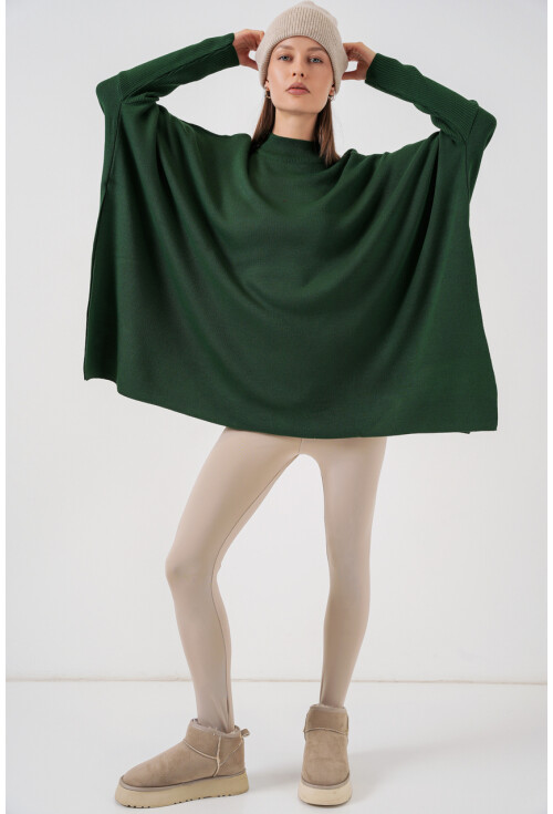 15783 Yırtmaçlı Panço Kazak