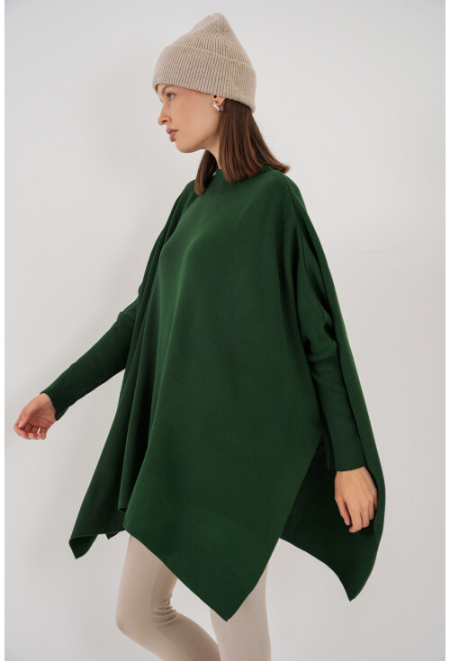 15783 Yırtmaçlı Panço Kazak