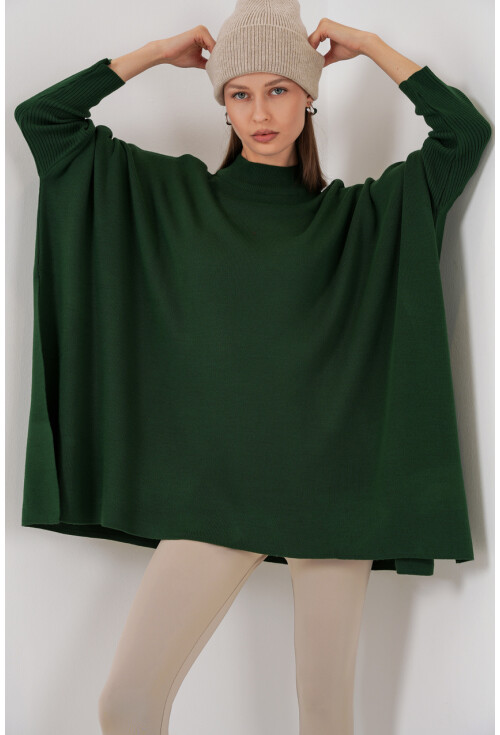 15783 Yırtmaçlı Panço Kazak