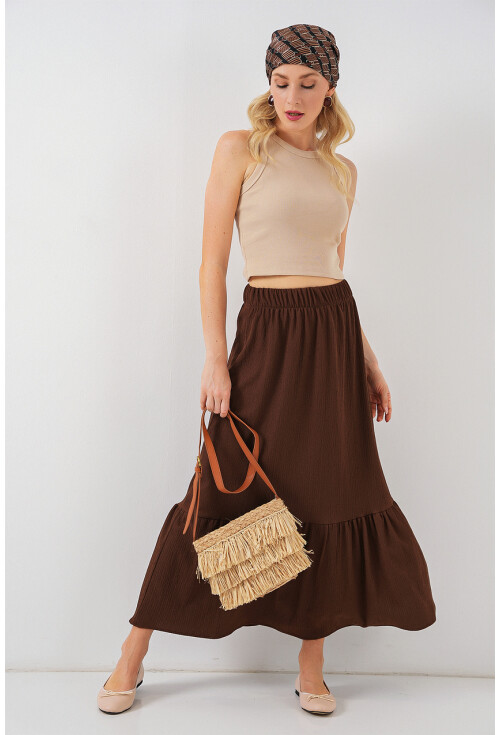 1886 Uzun Örme Etek