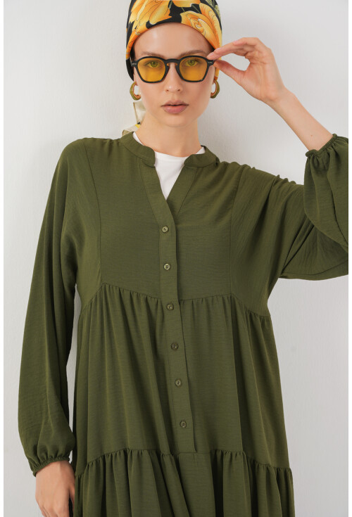 2527 Kadın Uzun Tesettür Elbise