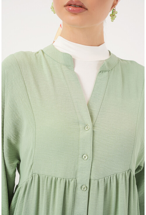 2527 Kadın Uzun Tesettür Elbise