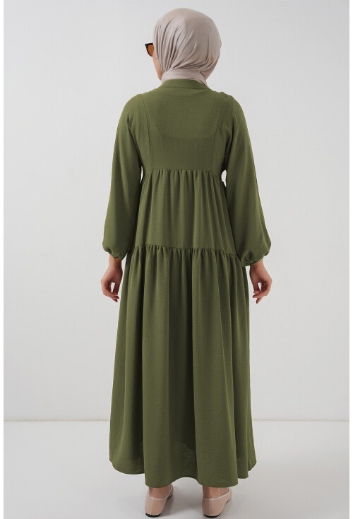 2527 Kadın Uzun Tesettür Elbise
