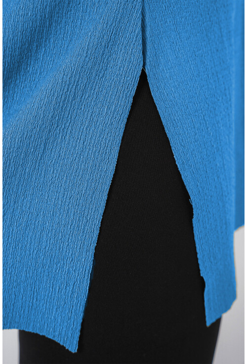 4332 Yanı Yırtmaçlı Örme Tişört